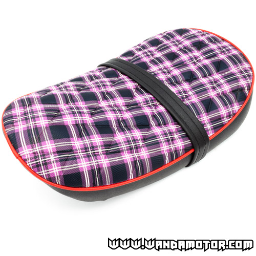 Seat Monkey low model tartan pink